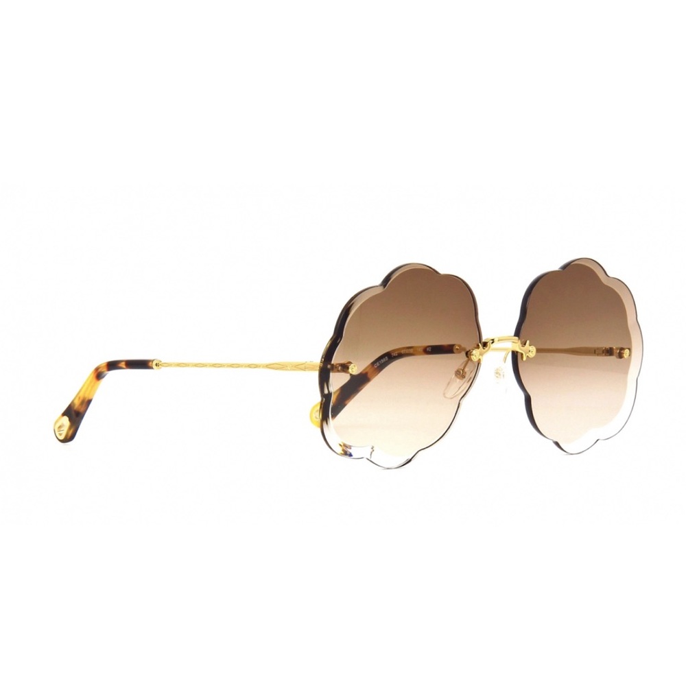 Chloe rimless oversize sunglasses